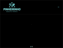 Tablet Screenshot of pinheirinhotenis.com.br